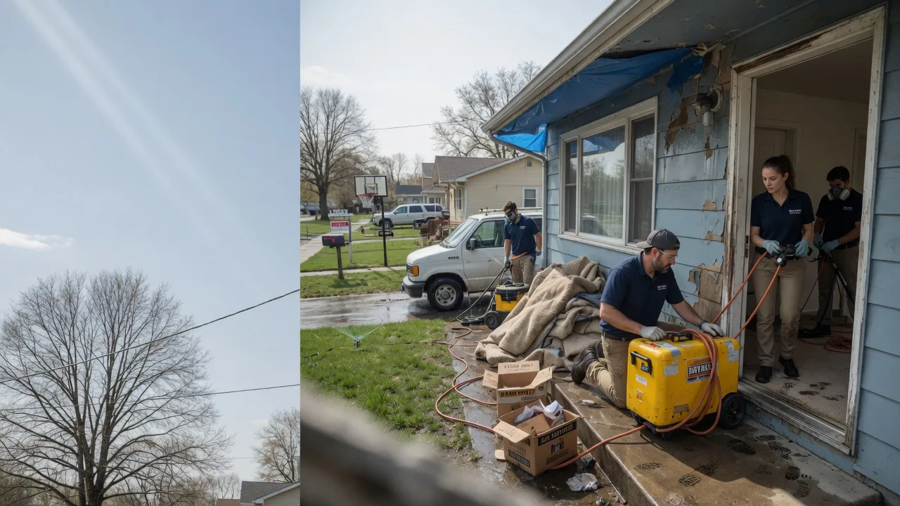 Basement Flood Cleanup in Bladensburg, OH near me